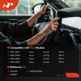 A-Premium Power Steering Pump Pulley Compatible with Ford Focus 2001 2002 2003 2004, 2.0L