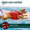 Kuoser Small Life Jacket for Dogs, Life Jacket with Handle