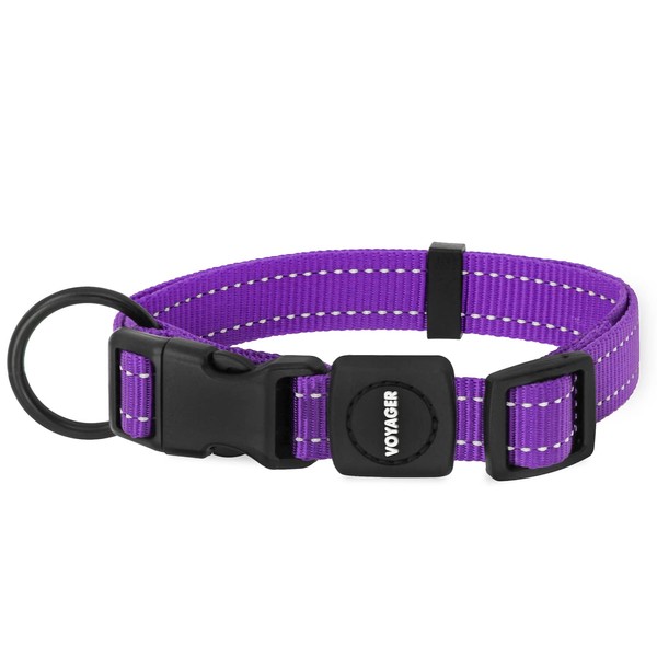 Best Pet Supplies Reflective Dog Collar with Adjustable Length, Heavy-Duty