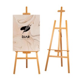 DJAR Wooden Art Easel for Painting for Adults, Hold Canvas up to 41.7"