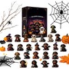 Halloween Countdown Calendar Advent 24 Piece 2D Acrylic Dog Figurines
