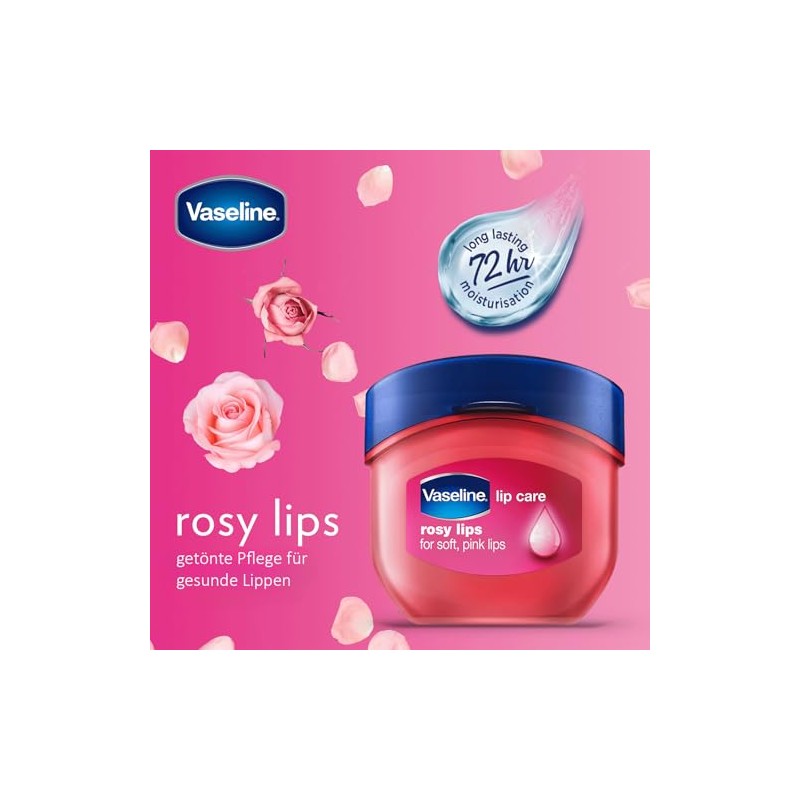 Vaseline Lip Therapy Rosy Nourishing Lip Balm for Optimal Moisture