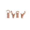 Curtain hooks for rings, oak, 25 pieces, 10 mm diameter,