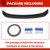 ECOTRIC Rear Trunk Spoiler Wing Lid Compatible with 14-20 Lexus