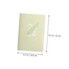 VILLFUL Calendar Day Calendar Appointment Plan Pad Agendas Efficient Notepad