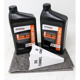 Generac A0001412874 5W20 Full Synthetic Engine Oil Quart (Pack of 2)