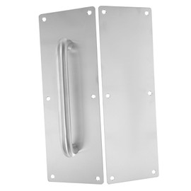 HEMOTON Push-Pull Griff Zubehör für Türgriff, Türgriff, Touchscreen, Dachboden, Türgriff, Drucktürgriff, Edelstahl, kommerzieller Anhang