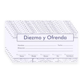 Swanson Christian Products Offering Envelope Spanish Church Envelopes Diezmo y Ofrenda Pack of 100 - Spanish Envelope For Tithe And Offering - Church Envelopes, White