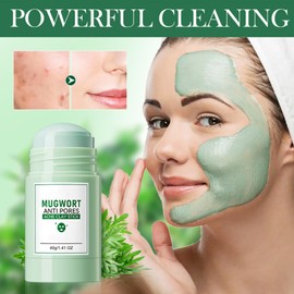 Cleansing Mud Mask 40 g and Moisturising Mud Mask 8 g 6 Pieces, Deep Cleansing, Anti-Acne, Gentle Repair, Smoothing and Rejuvenating, Moisturising and Brightening, Cream (5)
