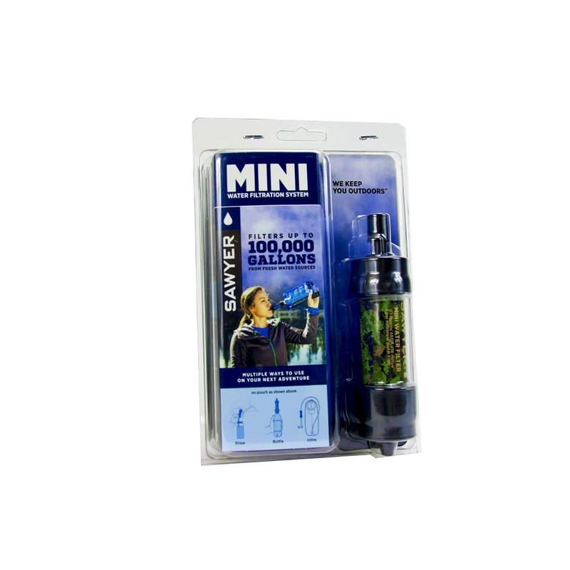 Set Sawyer Mini Camouflage Water Filter Hydration Pack (2 x