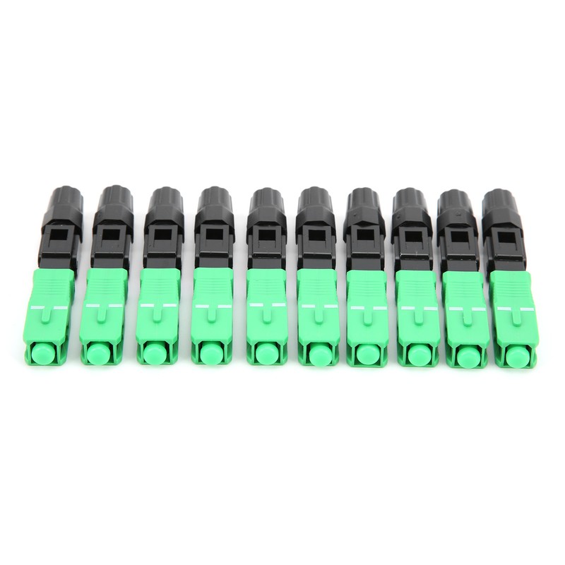 50Pcs Fiber Optic Fast Connector Adapter SC/APCC for Optical Fiber