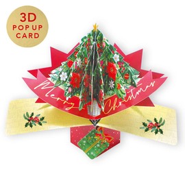 Christmas Tree Pop Up Christmas Greeting Card Second Nature 3D Cards Pop Ups XPOP066