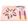5 Pairs Magnetic Lashes with Eyeliner Kit Glue Free Waterproof