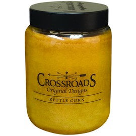 Crossroads Kettle Corn Scented 2-Wick Candle, 26 Ounce