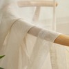 Demetex Voile Curtains 54x63 Linen Sheer Cuetains with Rod Pocket