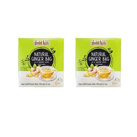 Gold Kili Natural Ginger Bag (2 Pack, Total of 120g)