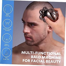 LIFKOME Electric Trimmer for Men Shaver Beard and Nose Hair Removal Machine Portable Razor Rustproof for Grooming