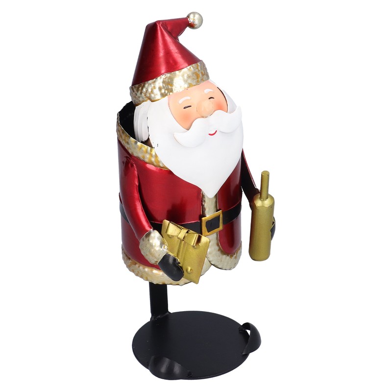 Santa Claus Wine Rack Innovative Dinning Table Decoration Ornament for