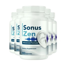 SonusZen 5-Pack SonusZen Capsules - Sonus Zen For Hearing and Ear Support - 300 Capsules