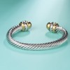 UNY Fashion jewelry Brand Cable Wire Retro Antique Bangle Elegant