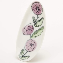 Flower Mini Small Plate and Spoon Rest, Purple 30704
