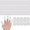 Finger Sacks, White Cloth Finger Covers, Skin Friendly, Fingertip Care,