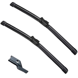 2 Factory Wiper Blades Replacement for Acadia Malibu Traverse Saturn Aura Outlook Tiguan Enclave Range Rover Evoque Original Equipment Windshield Wiper Blades Set - 24"+21" (Set of 2) Top Lock