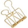 Golden Hollow Long Tail Wire Binder Clips, Paper Binder Large