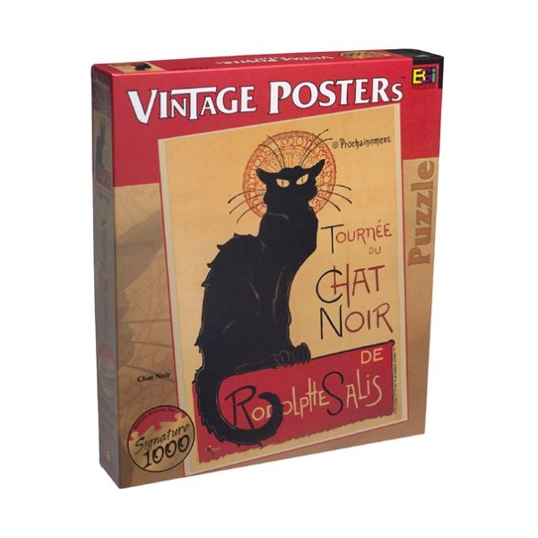 Vintage Posters Chat Noir 1000 Piece Puzzle by Buffalo Games