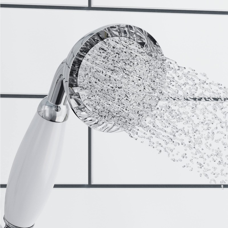 ENKI EO014 Traditional Hand Shower Kit Hose Wall Bracket Outlet