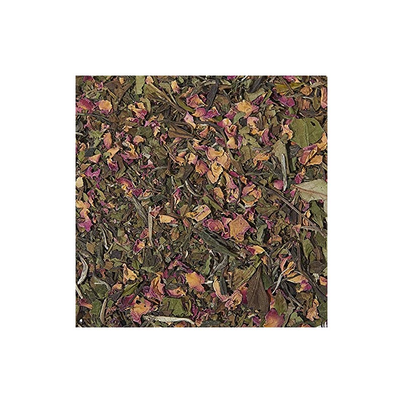 White Tea & Rose Petals Loose Leaf Travel Tin