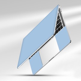 NXZGO 12.1 13 13.3 14 15.4 15.6 Inch Laptop Skin Decal, Laptop Skins Stickers Decals for Notebook PC, Universal Reusable Vinyl Laptop Cover Sticker, Waterproof Art Decal Protector I Air Blue