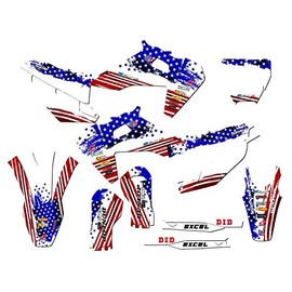 2019-2022 FX Merica USA Senge Graphics Complete Kit Compatible with Husqvarna
