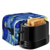 Talayituse Starry Night Toaster Cover 4 Slice Bread Toaster Oven