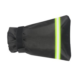 Kijamilee Outdoor Faucet Covers for Winter Freeze Protection, 9.8"X7.1" Upgraded Thicken Hose Bib Covers, Reusable Spigot Covers Winter Insulated for Outside Faucet with Reflective Strip, 1 Pack Black