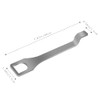 20 cm Stainless Steel Tailgate Stand Suitable for VW T4