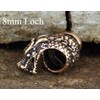 Kiss of Leather Dragon Beard Bead Bronze 8mm Inner Diameter,
