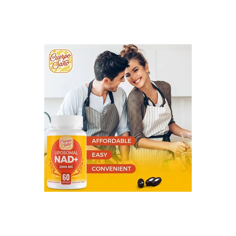 Cuerpo Sano Suplemento Nad 2000mg 120 Cápsulas