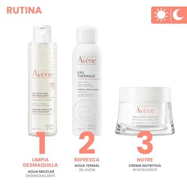 AVENE, Crema facial nutritiva, revitaliza, calma y suaviza, para piel seca y muy seca, 50ml