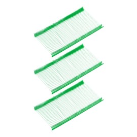 sourcing map 3000pcs Standard Tagging Gun Fasteners 50mm Tagging Barbs Pins PP Plastic Tag for Price Tagging Gun, Clothing Tags Gun Attachments for Garment Bag Fabric, Green