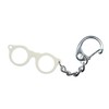 Miniblings Woody Glasses Key Ring Chain Nerd Retro Horn-Rimmed Spectacles