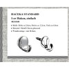 Haceka Doppelhaken Standard, Silber, 10 x 10 x 5 cm