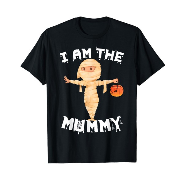 I Am The Mummy Shirt Matching Halloween Costume Mom T-Shirt