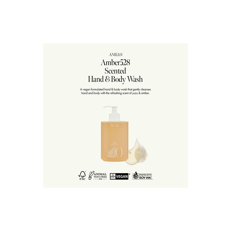 anillo [anillo]Amber528 Scented Hand & Body Wash 450ml