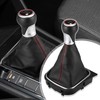 X AUTOHAUX Car Gear Stick Boot Cover 5 Gears