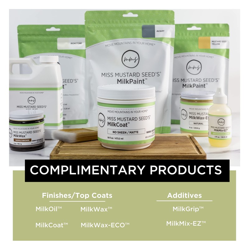 Miss Mustard Seed's MilkPaint for Furniture, Wood, Cabinets, Walls, Brick,