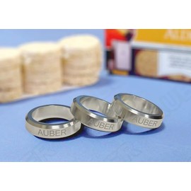 Bisquette Savers Spacer for Electric Smoker (3 Rings, Silver)