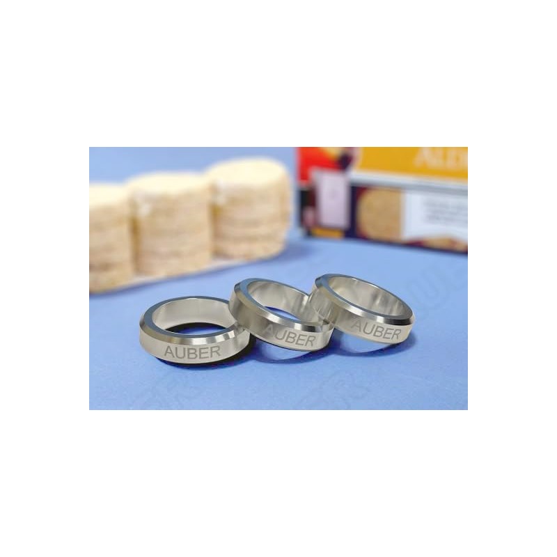 Bisquette Savers Spacer for Electric Smoker (3 Rings, Silver)