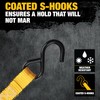 DEWALT DXBC90042 Black/Yellow 1” x 12’ Cam-Buckle Straps - 500