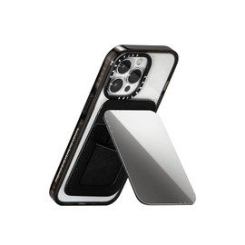 CASETiFY Snappy Card Holder Stand Compatible with Magsafe - Silver Mirror